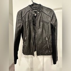 Express faux leather jacket